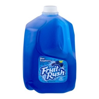 Fruit Rush Blue Raspberry Flavored Fruit Drink, Gallon <br>**Call for PRICE**