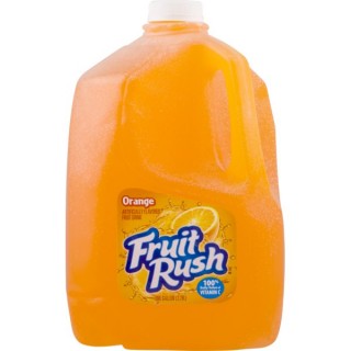 Fruit Rush Orange Flavored Fruit Drink, Gallon <br>**Call for PRICE**