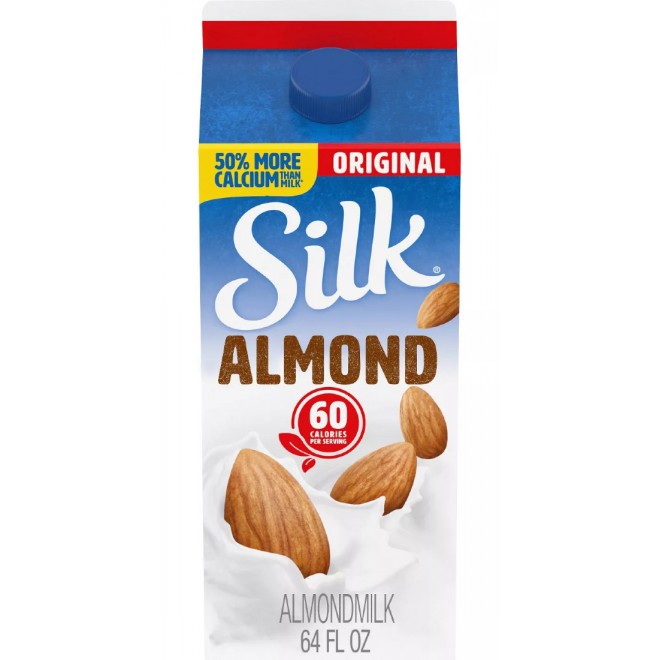 Silk Almond Original Almond Milk, 1/2 Gallon (64 oz., Non-Dairy) <br>**Call for PRICE**