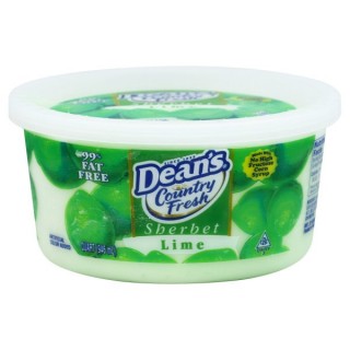 Sherbet, Dean's Lime, Quart <br>**Call for PRICE**