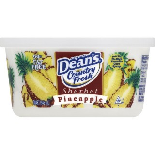 Sherbet, Dean's Pineapple, Quart <br>**Call for PRICE**