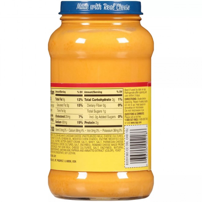 Ragu Double Cheddar Cheese Sauce - 16oz <br>**Call for PRICE**